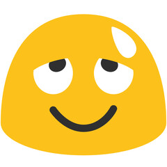 Relieved Face with Sweat
