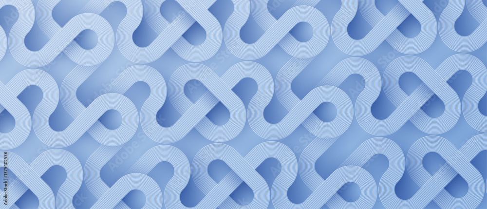 Poster 2026 abstract elegant circuit wave pattern on light white blue technology background. 3D texture in thin lines and design geometric forms. Tech bg. Digital vector illustration. For template and banner
