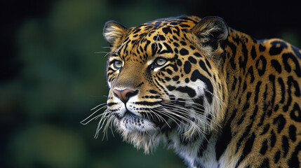 Obraz premium majestic tiger with striking features and vibrant fur