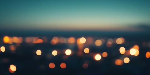 Fully Unfocused Blur of Fireworks Illuminating the Night Sky