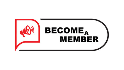 BECOME A MEMBER sign	