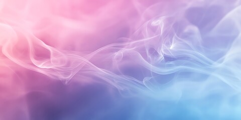 Fototapeta premium Dreamy Pastel-Colored Smoke Texture with Soft Swirls