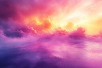 Obraz premium Abstract Gradient Background Soft Pastel Pink Orange Yellow Texture Noise Blur