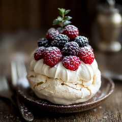  sophisticated white chocolate and berry pavlova