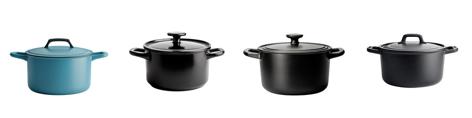 High-end cast iron Dutch oven with enamel coating