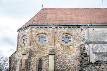 Cârța Fortified Monastery Detail