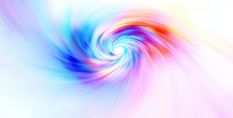 Obraz premium Abstract Colorful Swirling Vortex