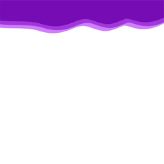 Abstract Purple Top Border Page