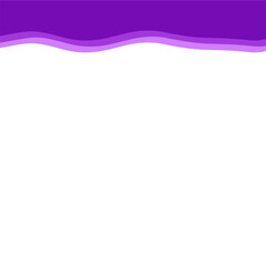 Abstract Purple Top Border Page