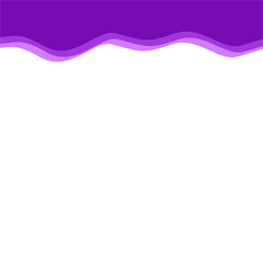 Abstract Purple Top Border Page