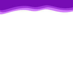 Abstract Purple Top Border Page