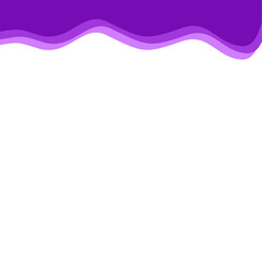 Abstract Purple Top Border Page