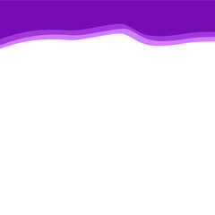 Obraz premium Abstract Purple Top Border Page