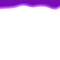 Abstract Purple Top Border Page