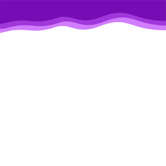 Abstract Purple Top Border Page