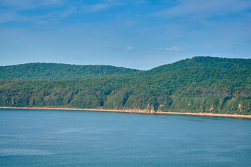 VLADIVOSTOK, RUSSIA. Cape Tobizina. Russian Island. Primorsky Krai