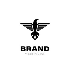 Thunderbird Logo. Thunderbird Logo Design. Thunderbird Logo Brand. Thunderbird Logo Vector Design Isolated on White Background