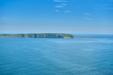 VLADIVOSTOK, RUSSIA. Cape Tobizina. Russian Island. Primorsky Krai
