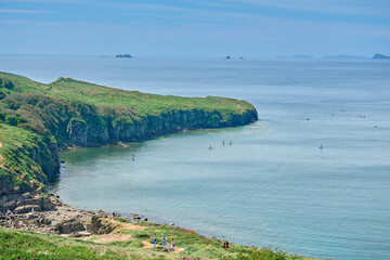 VLADIVOSTOK, RUSSIA. Cape Tobizina. Russian Island. Primorsky Krai