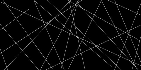 Abstract line background. abstract white lines with black background creative and geometric shape with black luxury pattern and paper texture design in illustration with white line background.