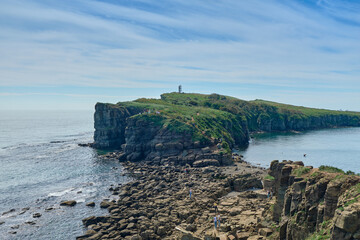 VLADIVOSTOK, RUSSIA. Cape Tobizina. Russian Island. Primorsky Krai