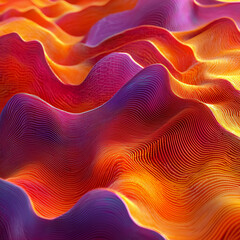 Obraz premium spectrum waveforms