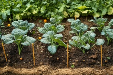 Obraz premium Dahlia Plant Support Netting for Gardening and Horticulture