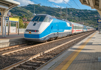 Railway station in Oneglia