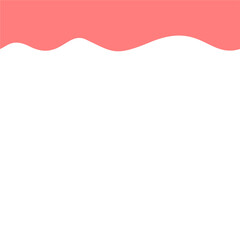 Obraz premium Abstract Pink Top Border Page