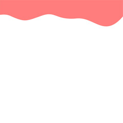 Obraz premium Abstract Pink Top Border Page