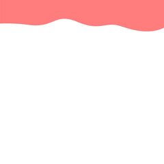 Obraz premium Abstract Pink Top Border Page