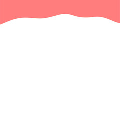 Obraz premium Abstract Pink Top Border Page