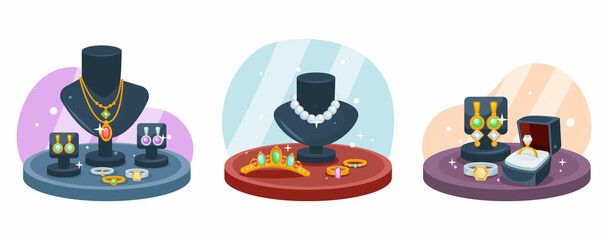 Jewelry mini composition Set