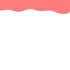 Obraz premium Abstract Pink Top Border Page