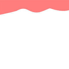 Abstract Pink Top Border Page