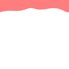 Obraz premium Abstract Pink Top Border Page