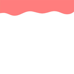 Abstract Pink Top Border Page