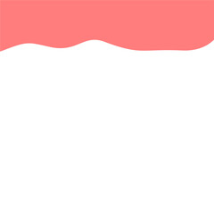 Fototapeta premium Abstract Pink Top Border Page