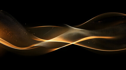 Modern abstract high-speed light effect. Abstract background with curved beams of light. Technology futuristic dynamic motion. Movement pattern for banner or poster design background concept.