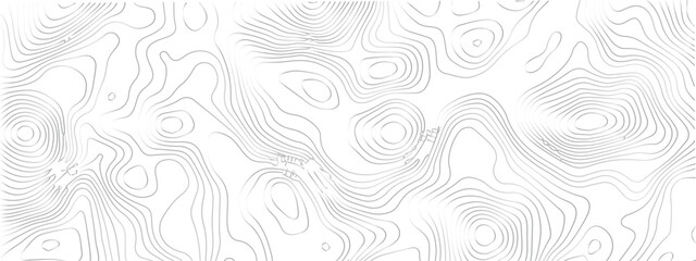 Seamless Grid Pattern Combining Topography, Technology Lines, and Discovery Areas Represented in Geometric Styles

