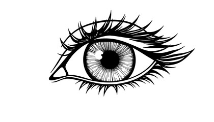 human eye vector