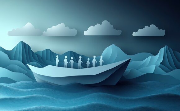 Teamwork and Leadership in a Paper Boat Journey Towards Business Goals