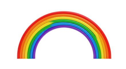 Isolated Colorful Rainbow