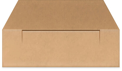 Realistic Cardboard Box