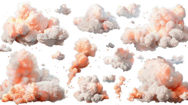 Cloud Collection: A captivating collection of diverse cloud formations, showcasing a range of shapes, textures, and ethereal beauty.