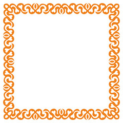 Obraz premium Marble Tiles frame design vector, Islamic card border design, page pattern border, traditional textile frame, ceramic corner gold color design, fabric textile design, floral style vintage motif text