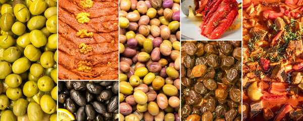 Mediterranean Cuisine Collage
