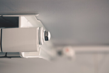 modern white heating radiator ..