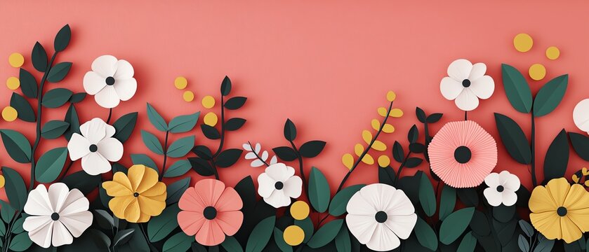 Content marketing with spring-themed visuals and uplifting seasonal messaging