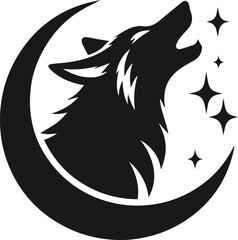 Coyote animal vector silhouette